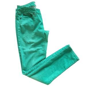 PRANA skinny green ankle jeans size 4/27